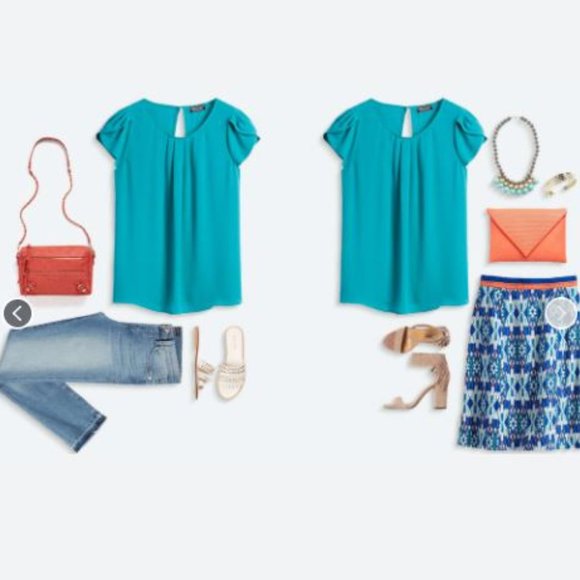 Papermoon Bastille Tulip Sleeve Blouse - Picture 3 of 3